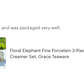 Floral Elephant Fine Porcelain Tea Set