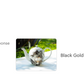Black Gold Peony Fine Porcelain Teapot