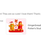 Gift Boxed Gingerbread Figurine Salt and Pepper Shaker Set