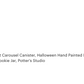 Halloween Black Cat Carousel Canister