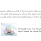 Pink Gold Scroll Fine Porcelain Cup and Saucer