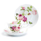 Stechcol Gracie Bone China Kensington Pink Rose Bone China Tea Cup and Saucer Set