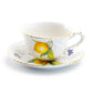 Grace Teaware Lemon Bee Fine Porcelain Cup and Saucer