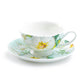 Stechcol Gracie Bone China Magnolia Bone China Tea Cup and Saucer