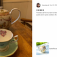 Butterflies with Pink Ornament Fine Porcelain Teapot