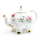 Grace Teaware Rose Elephant Fine Porcelain Teapot