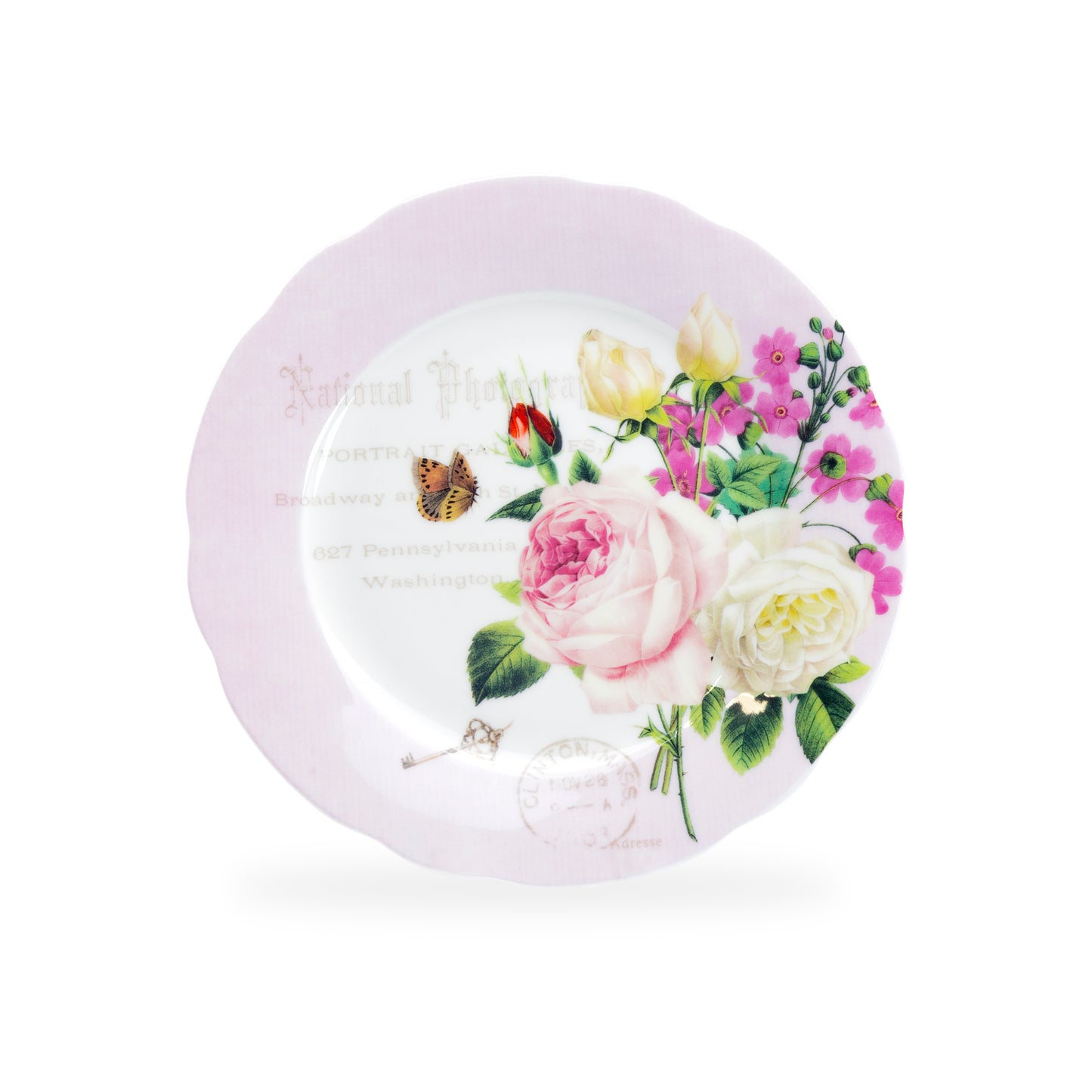 Liz's Rose Garden Bone China 11-Piece Tea Set