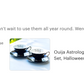 Ouija Astrology Black Gold Tea Cup and Saucer