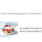Poinsettia Gold Bone China Tea Cup and Saucer