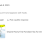 Empire Peony Fine Porcelain Tea For One Set