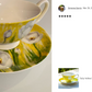Tulip Yellow Bone China Tea Cup and Saucer