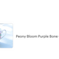 Peony Bloom Purple Bone China Mug