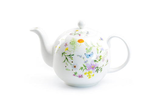 Stechcol Gracie Bone China Summer Meadow Bone China Teapot