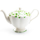 Grace Teaware Shamrock Fine Porcelain Teapot