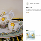 Lemon Bee Fine Porcelain Teapot
