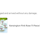 Kensington Pink Rose Bone China 11-Piece Tea Set