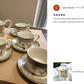 Butterflies with Blue Ornament Fine Porcelain Tea Set