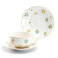 Grace Teaware Spring Floral Fine Porcelain Tea Cup and Saucer
