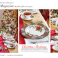 Cardinal Poinsettia Bone China Tea Set